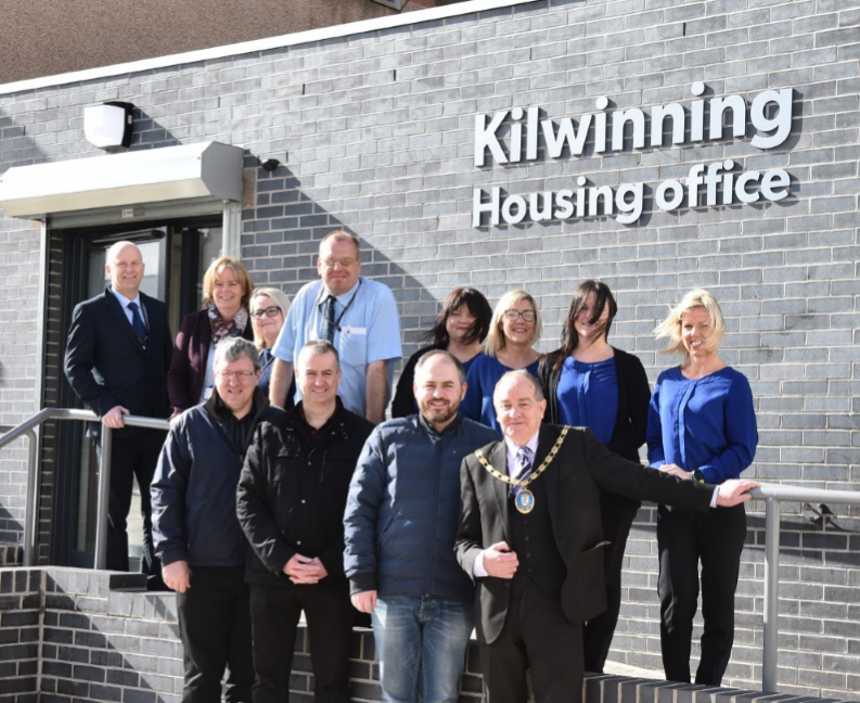Vacant retail unit transformed into North Ayrshire Council housing